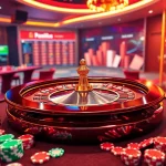 Engaging visual of a luxurious casino layout showcasing roulette, dice, and cards inspired by http://ww88tg.com/ for gamblers.