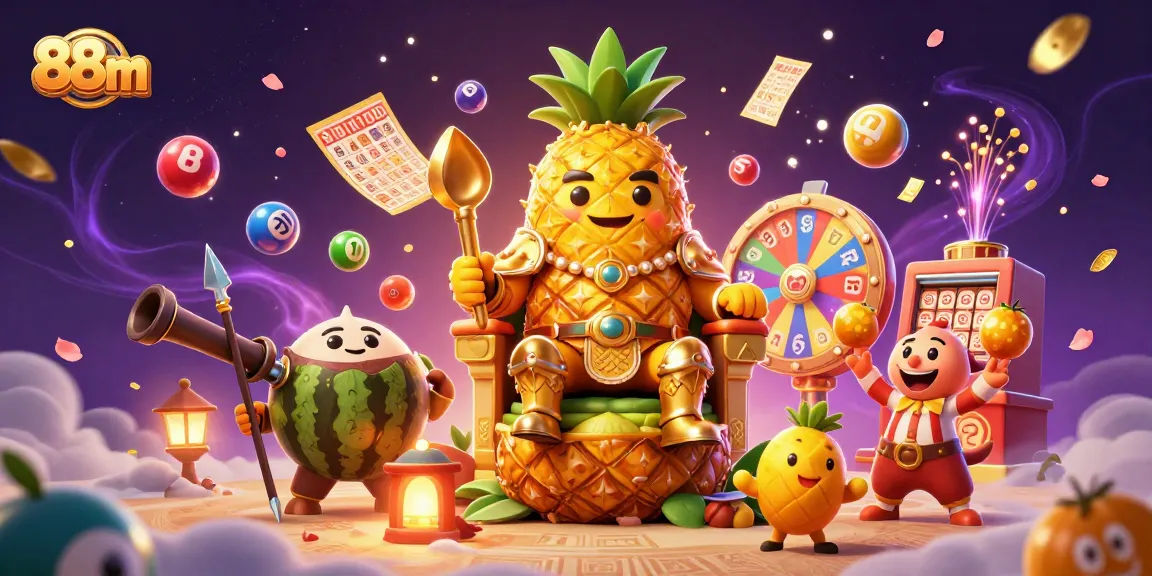 Experience exciting gameplay at 88m with vibrant lottery elements and legendary characters