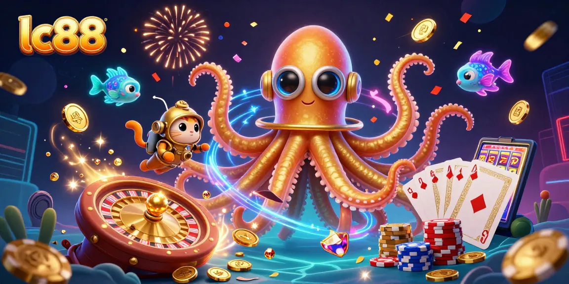 Experience thrilling gameplay at lc88 with vibrant casino elements in a magical underwater scene.