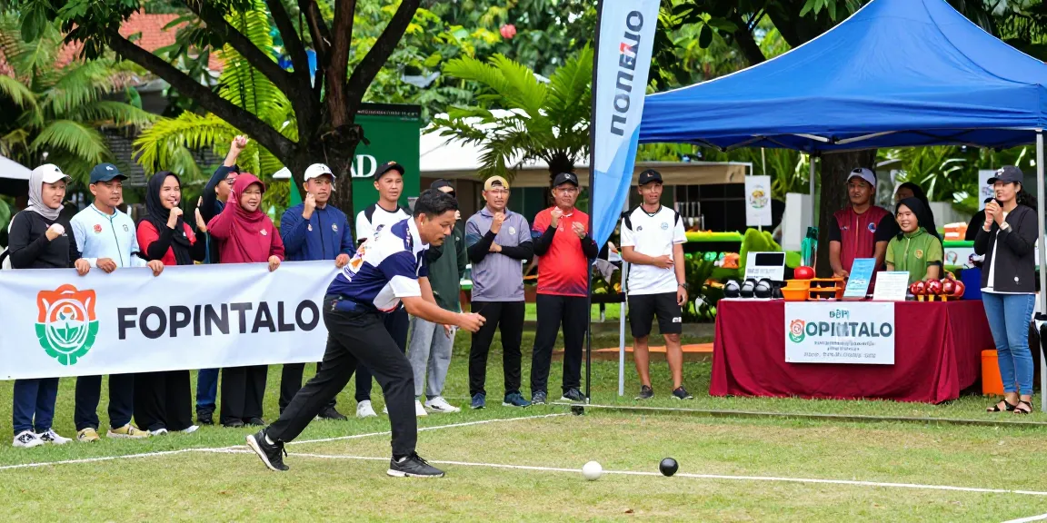 Exciting petanque competition at FOPI Kota Gorontalo, showcasing athletes and community engagement at fopikotagorontal.org
