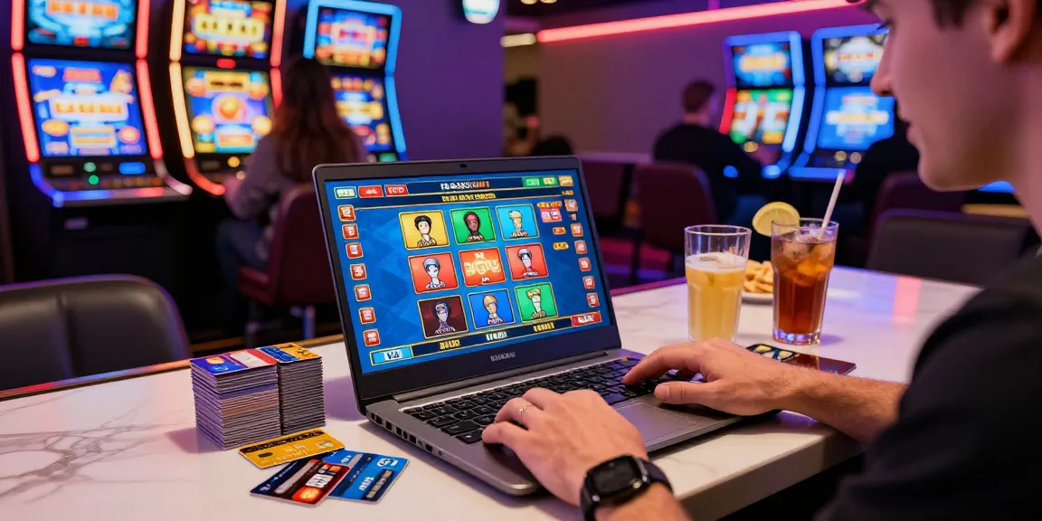 Experience the thrill of Visa and Mastercard casinos; find them here! Engaging player at lively online casino.